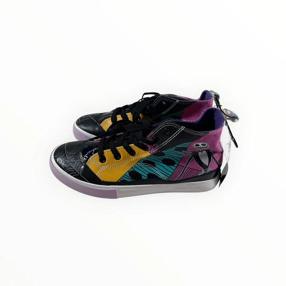 Disney Ground Up Nightmare Before Christmas Sally Patchwork High Top Sneakers